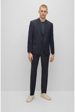 BOSS Herren H-Jeckson-B1 Einreihiges Sakko aus Schurwoll-Ser... 50