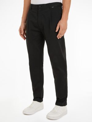 Calvin Klein Bügelfaltenhose "MODERN TWILL TAPERED PLEAT PANTS"