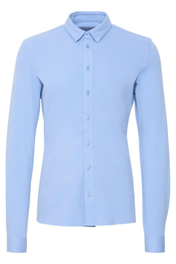 Casual Friday Businesshemd "Businesshemd CFARTHUR LS BU jersey piquet shirt"