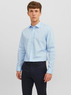 Jack & Jones Langarmhemd "JJJOE SHIRT LS PLAIN"
