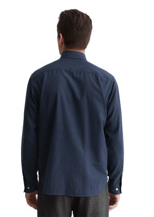 Marc OPolo Langarmhemd "aus weichem Bio-Baumwoll-Twill"