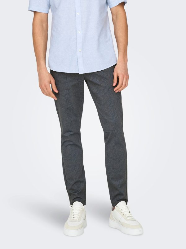 ONLY & SONS Chinohose "ONSMARK SLIM CHECK 020920 PANT NOOS"