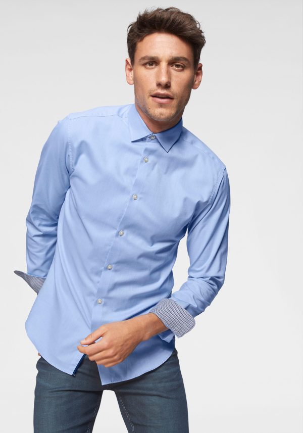 SELECTED HOMME Langarmhemd "SLHSLIMNEW-MARK"