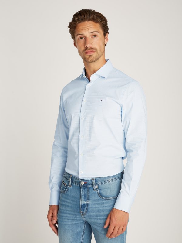 Tommy Hilfiger Businesshemd "CL STRETCH GEO PRINT SF SHIRT"