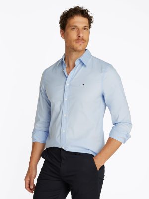 Tommy Hilfiger Businesshemd "FLEX POPLIN KENT COLLAR SF SHIRT"