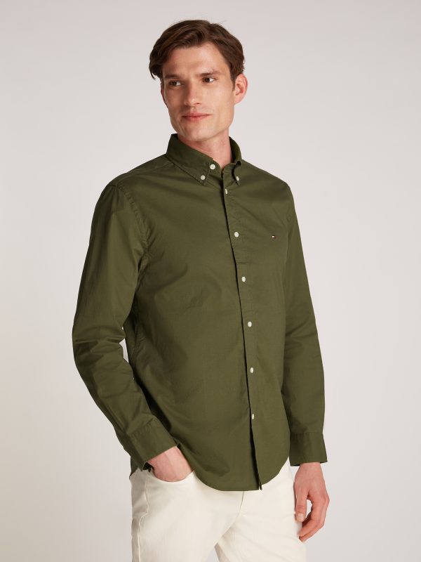 Tommy Hilfiger Businesshemd "FLEX POPLIN SOLID RF SHIRT 1"