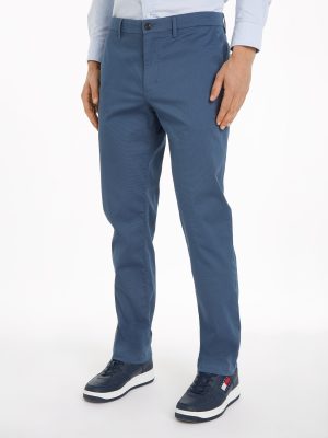 Tommy Hilfiger Chinohose "CHINO DENTON PRINTED STRUCTURE"
