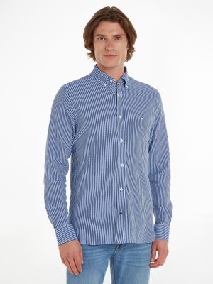 Tommy Hilfiger Langarmhemd "1985 KNIT STRIPE SF SHIRT"