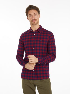 Tommy Hilfiger Langarmhemd "BRUSHED GINGHAM SF SHIRT"