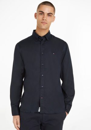 Tommy Hilfiger Langarmhemd "LA-Hemd Flex Poplin"