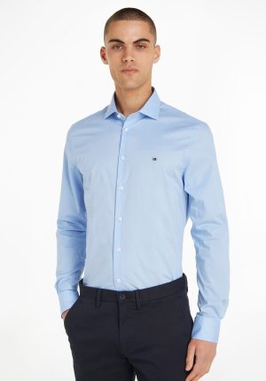 Tommy Hilfiger Langarmhemd "LA-Hemd Flex Poplin SF"
