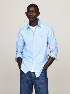 Tommy Hilfiger Langarmhemd "POPLIN PRINT SF SHIRT"