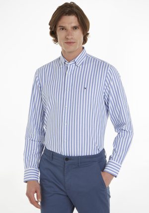 Tommy Hilfiger TAILORED Langarmhemd "CL-W ROYAL OXF STRIPE RF SHIRT"