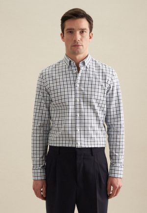 seidensticker Flanellhemd "Shaped"