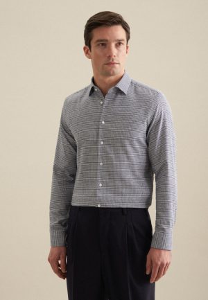 seidensticker Flanellhemd "Shaped"
