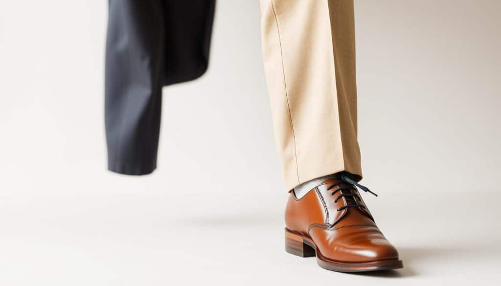 Beiger Anzug, welche Schuhe passen dazu?