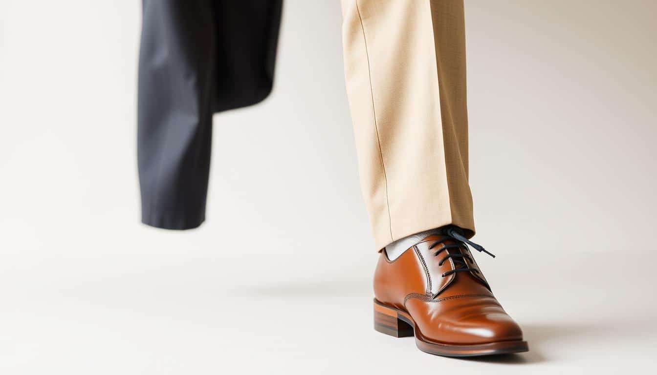 Beiger Anzug, welche Schuhe passen dazu?