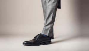 Welche Schuhe trägt man zu einem grauen Anzug?