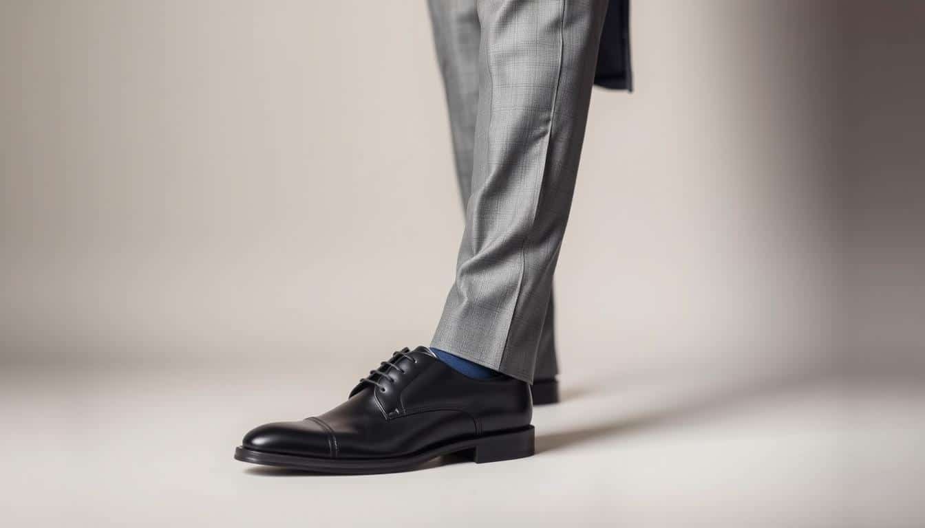 Welche Schuhe trägt man zu einem grauen Anzug?