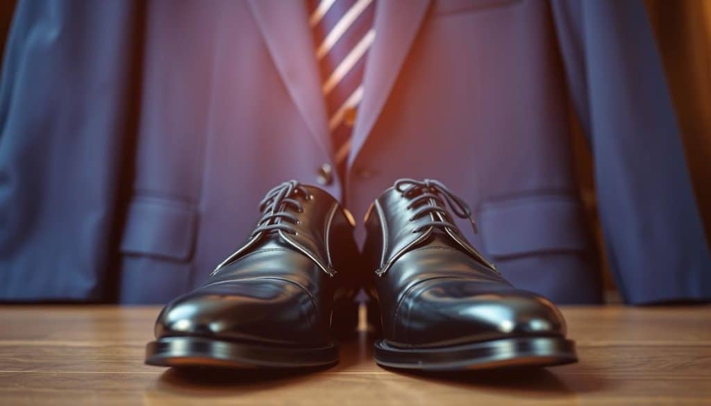 Welche Schuhe zu einem blauen Anzug?
